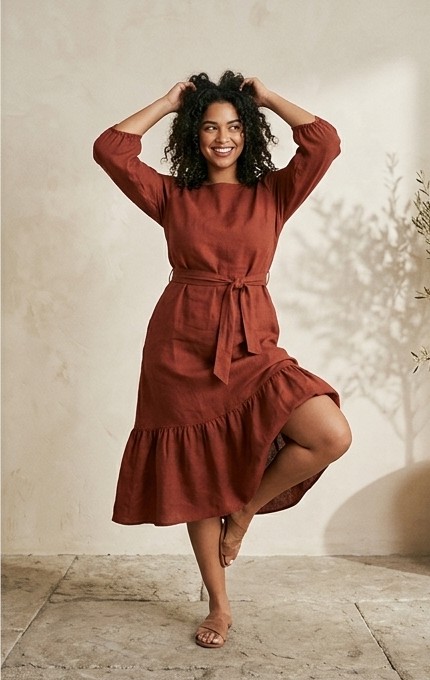 Vestido Linho Lindsey
